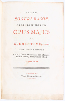 Bacon, Opus majus