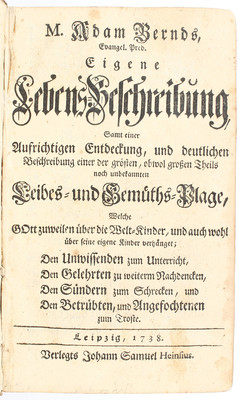 Bernd, Eigene Lebens-Beschreibung