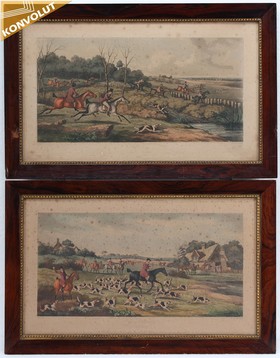 Fuchsjagd. 4 Bll. Alken-Sutherland / 5 Bll. Ger.