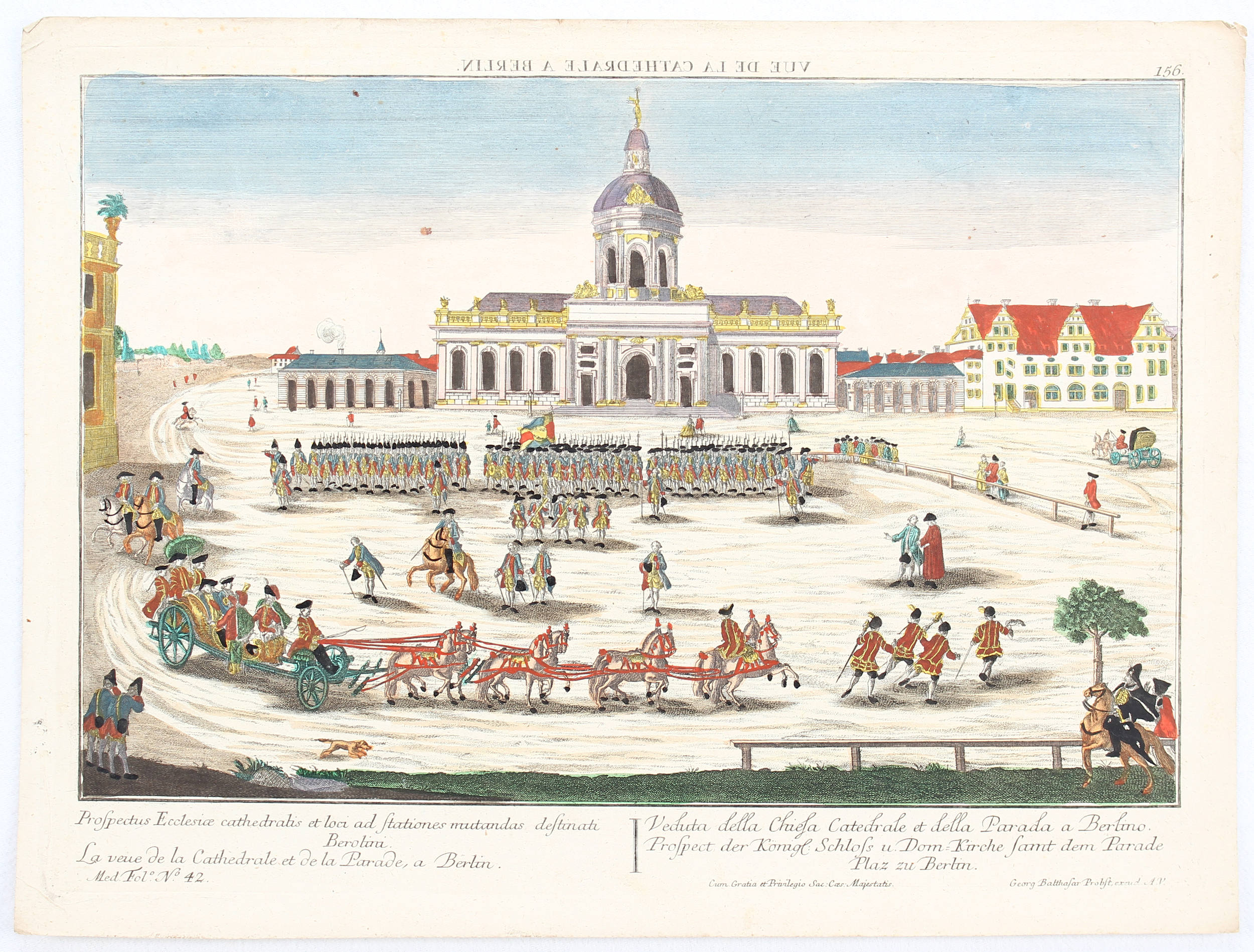 Berlin. Paradeplatz. 2 Bll. Probst