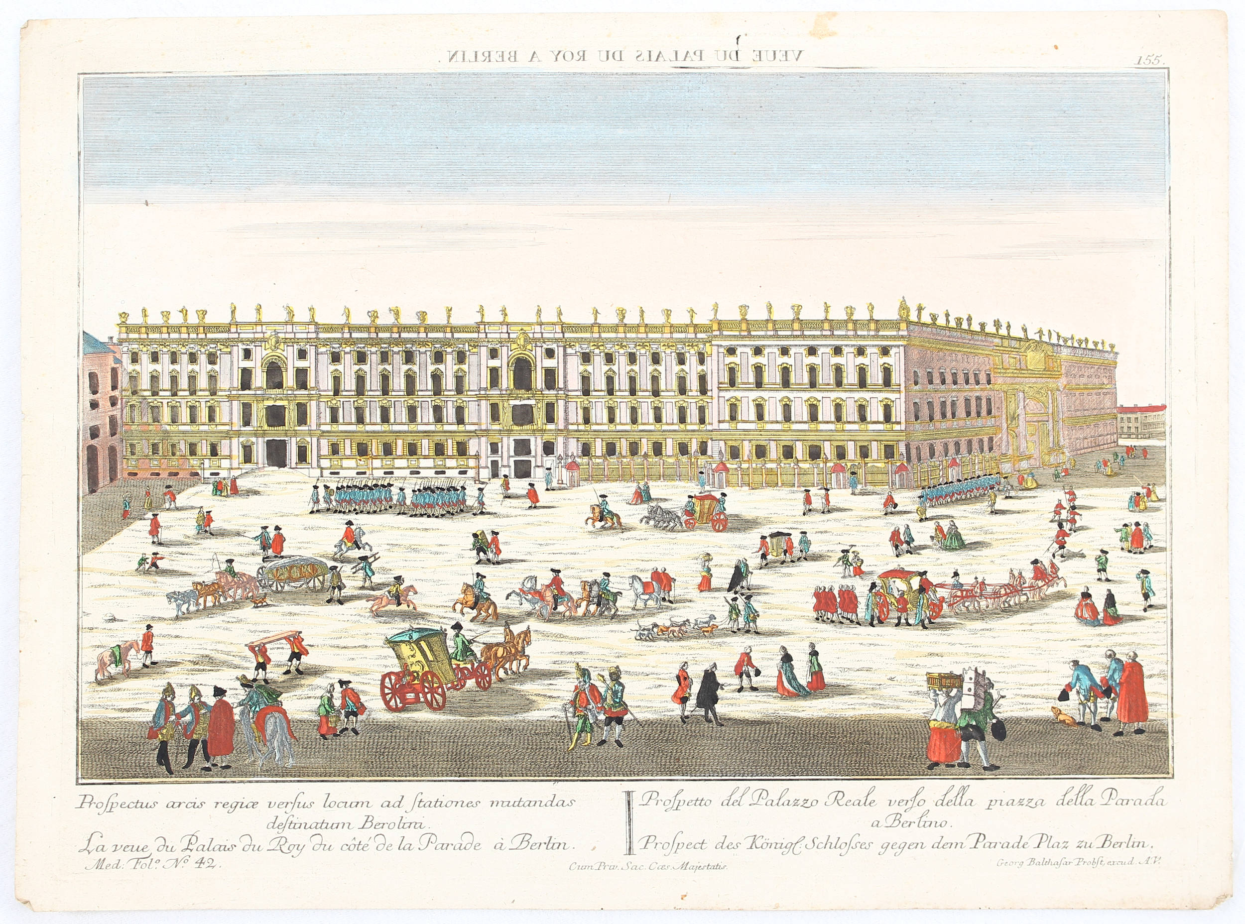 Berlin. Paradeplatz. 2 Bll. Probst