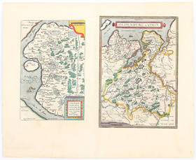 Oldenburg-Dithmarschen. (Ortelius) / 2 Bll.