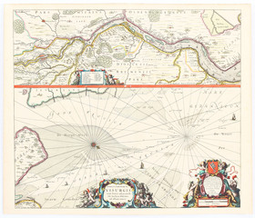 Weser. 3 Bll. Janssonius-Schenk & Valk