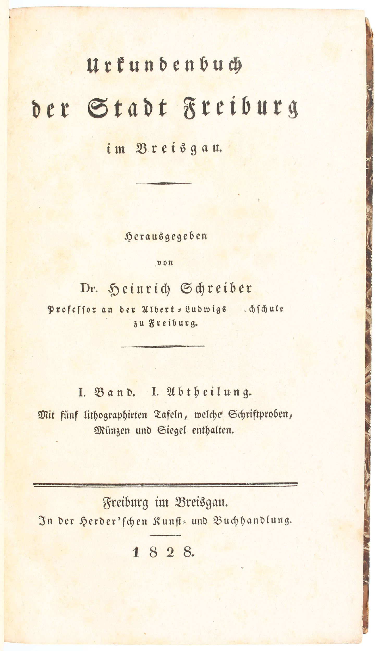 Schreiber, Urkundenbuch. 4 Bde.