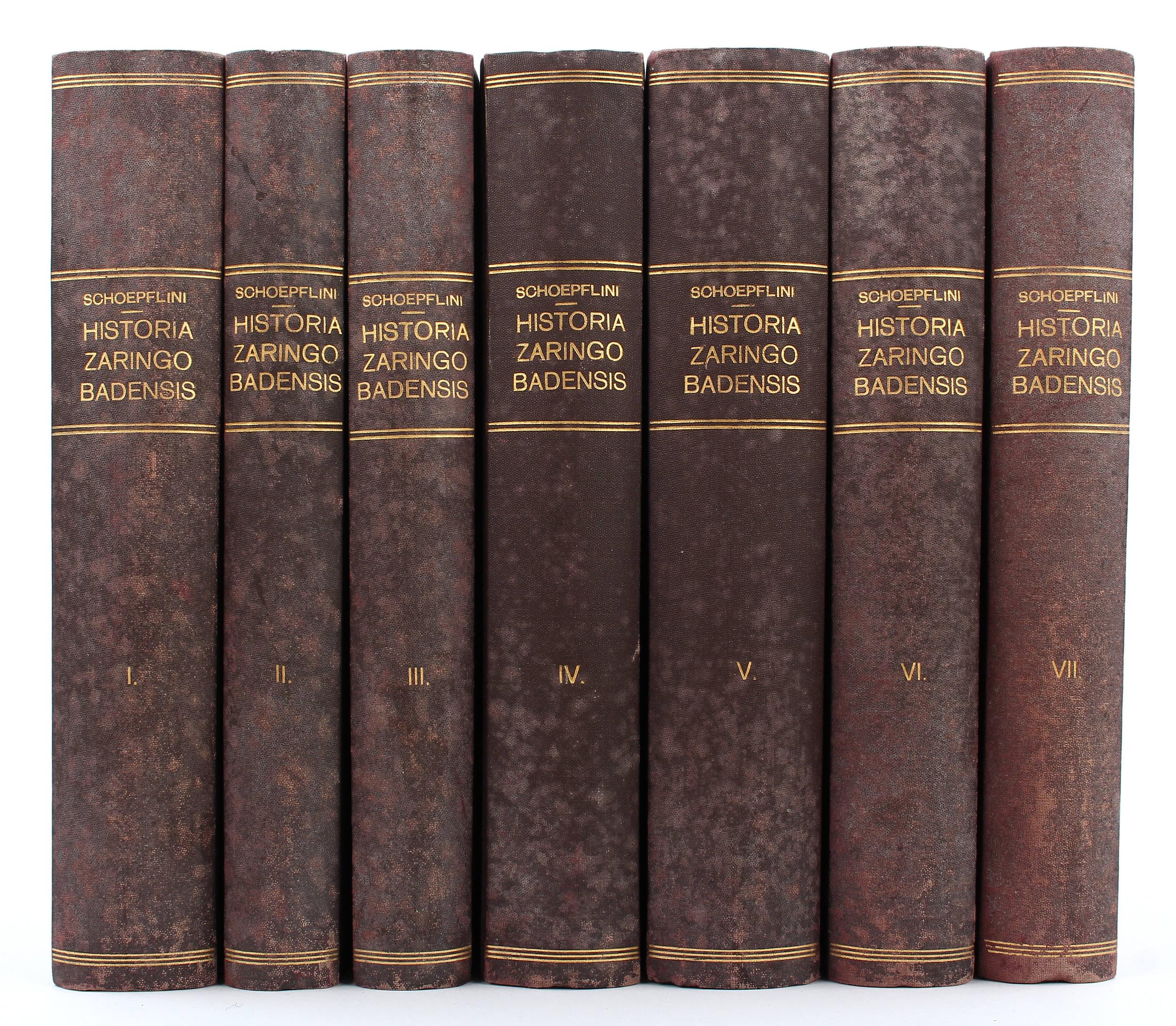 Schoepflin, Hist. Zaringo Badensis 7 Bde