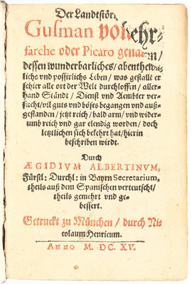 Alemán, Landstörtzer Gusman