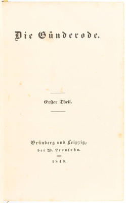 Arnim, Die Günderode. 2 Bde.