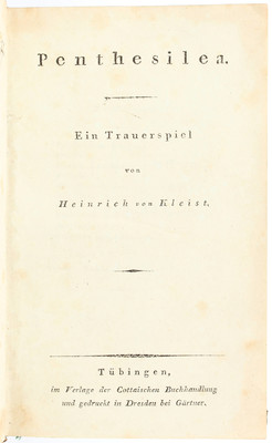 Kleist, Penthesilea