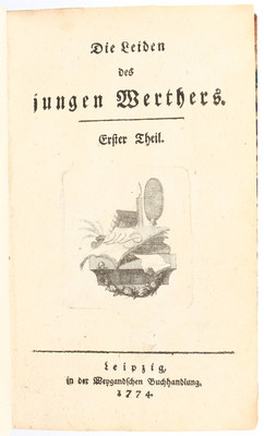 Goethe, Leiden des jungen Werthers. 1774