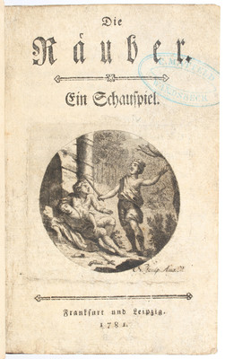 Schiller, Die Räuber. 1781