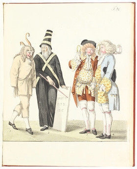 Goethe, Carneval + 2 Bll. Anzeige