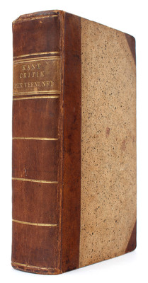 Kant, Critik der reinen Vernunft. 1781