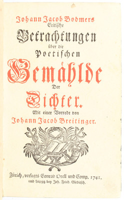 Bodmer, Critische Betrachtungen