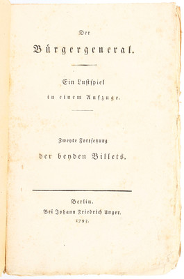 Goethe, Der Bürgergeneral