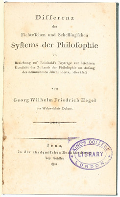 Hegel, Differenz / 5 Bde.