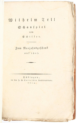 Schiller, Wilhelm Tell. 1804. Normalausgabe