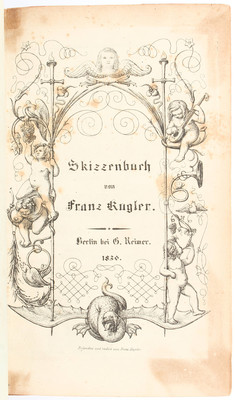 Kugler, Skizzenbuch