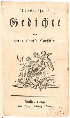 Karschin, Auserlesene Gedichte