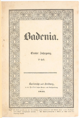 Badenia, 5 Jgge. in  5 Bdn.