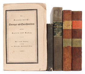 Klüber, Der Sponheimische Successionsstreit / 5 Bde.