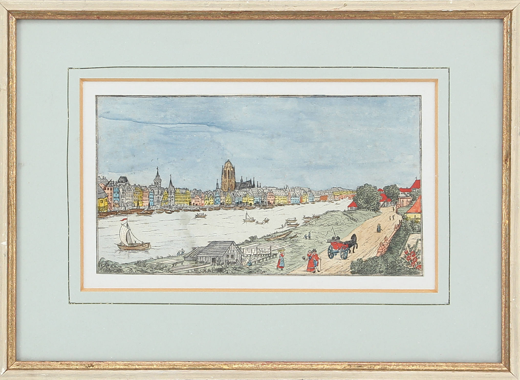 Frankfurt. Konvolut. 6 Bll. Ger.