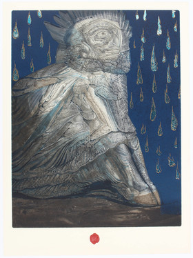 Fuchs, Agnus mysticus. Lithographie