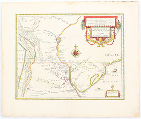 Südamerika. 5 Bll. Karten. Janssonius