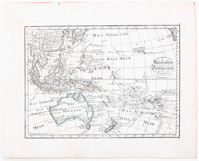 Australien. 9 Bll. Karten des 19. Jh.