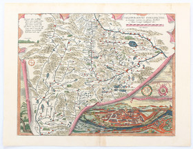 Salzburg. 2 Bll. (Ortelius)