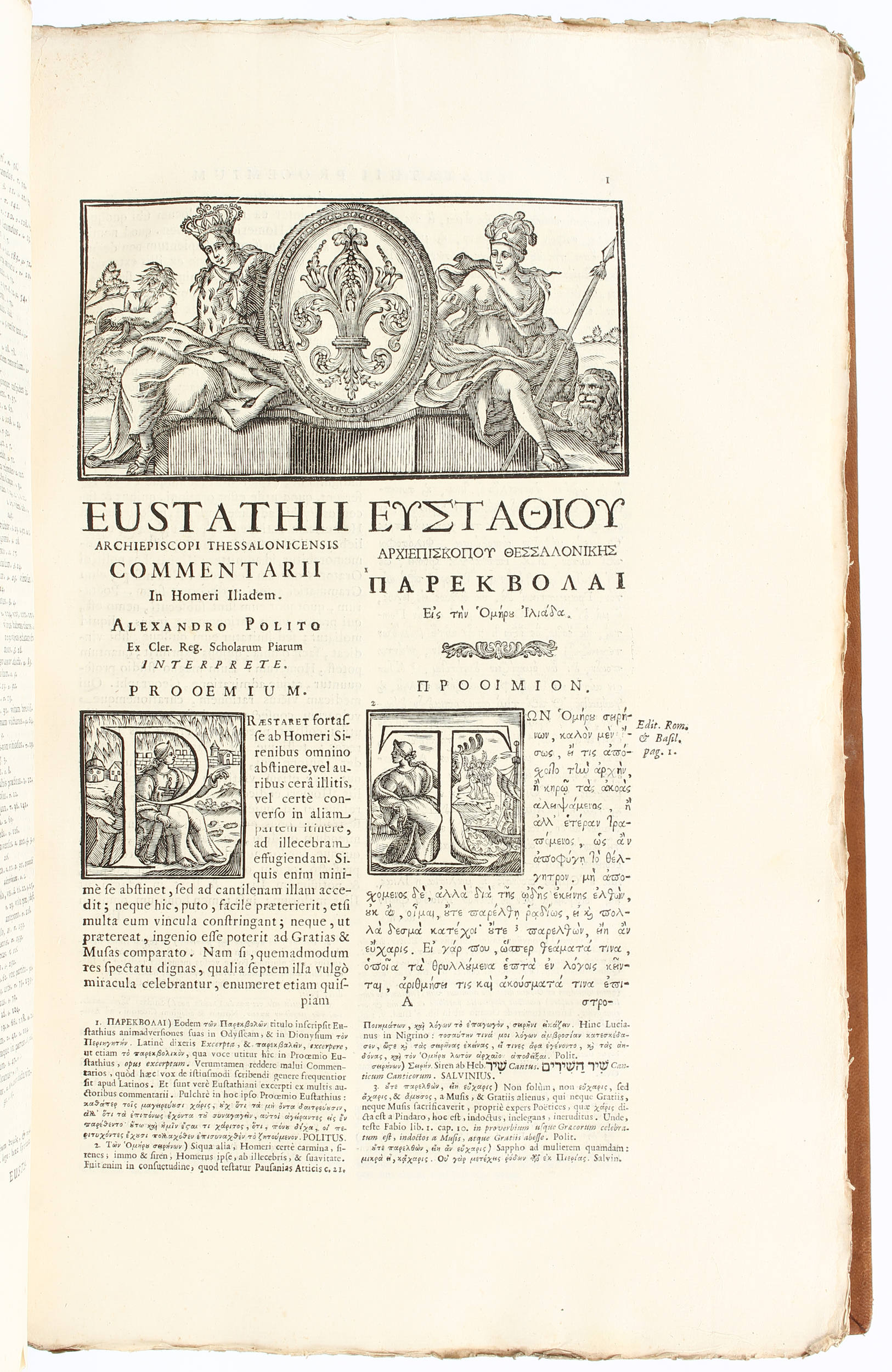Eustathius, Commentarii in Homeri Iliadem. 3 Bde.