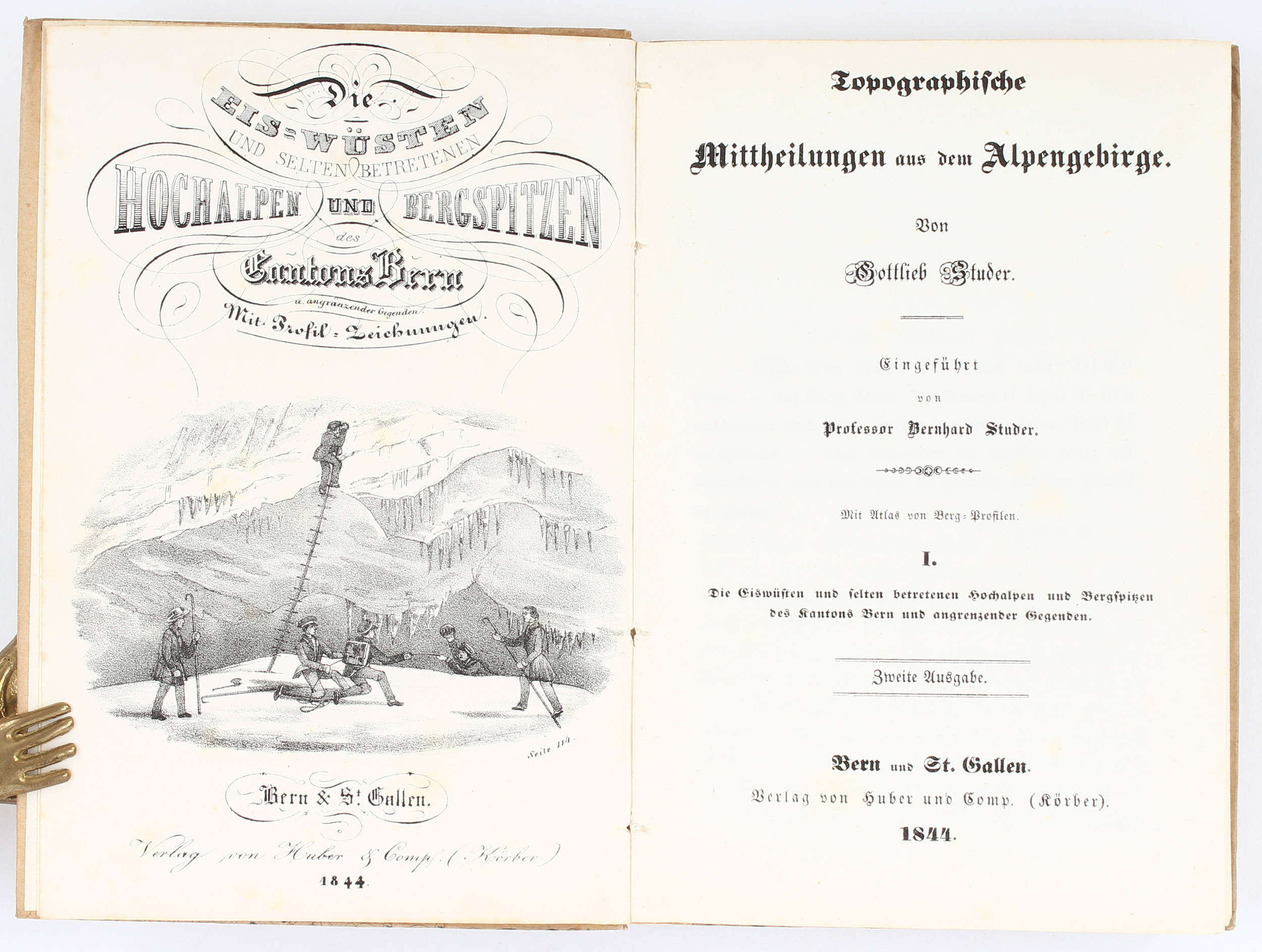 Studer, Alpengebirge. 1844. 2 Bde.