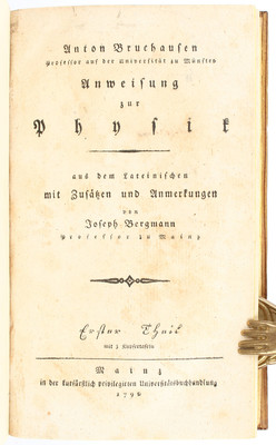 Bruchhausen, Anweisung zur Physik. 3 Bde.