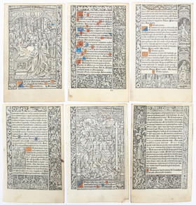 Horae B. M. V., Pigouchet. 6 Bll.