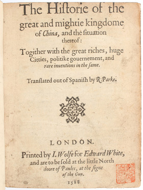 González de Mendoza, Historie of China