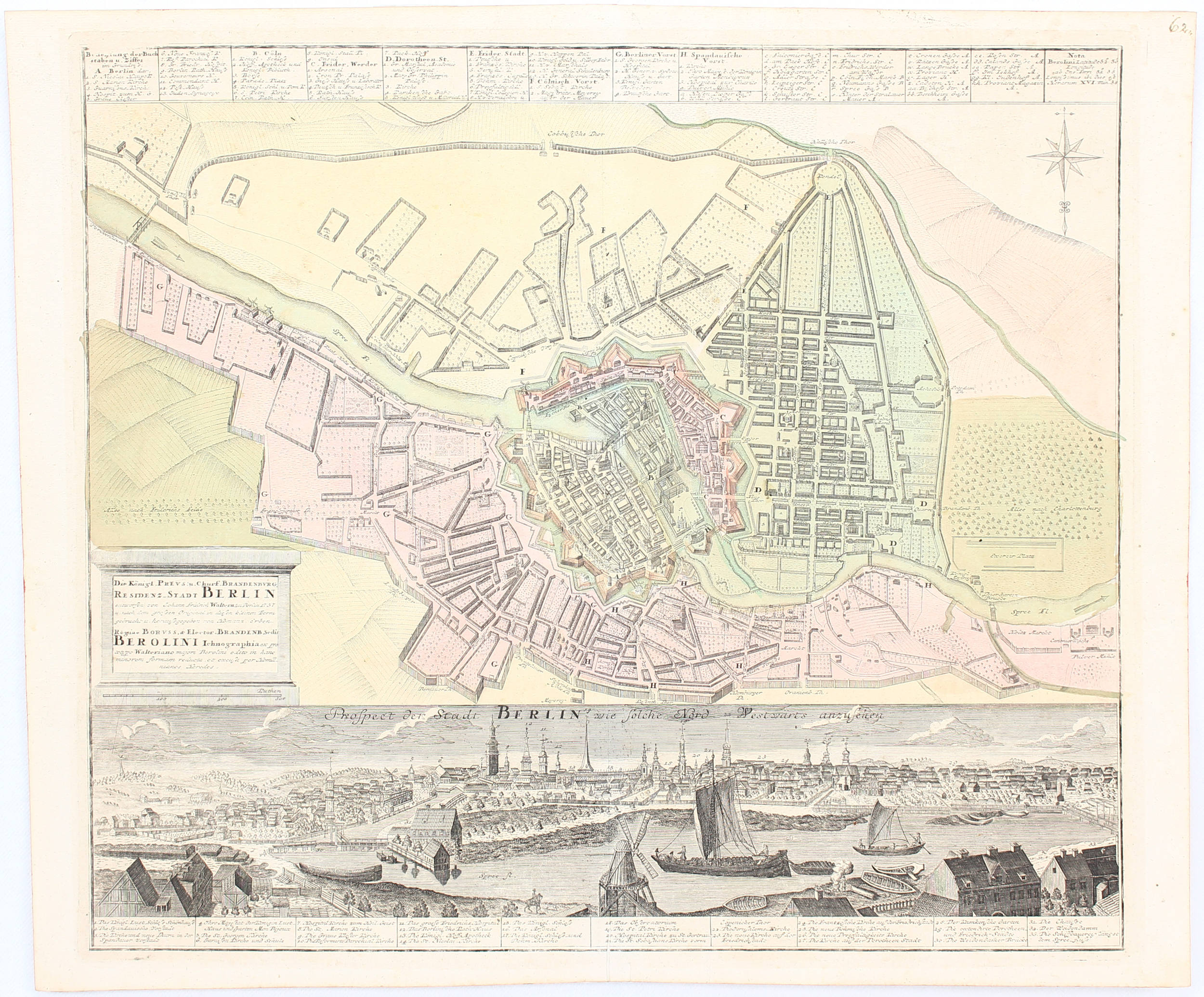 Berlin. Plan. Homann Erben