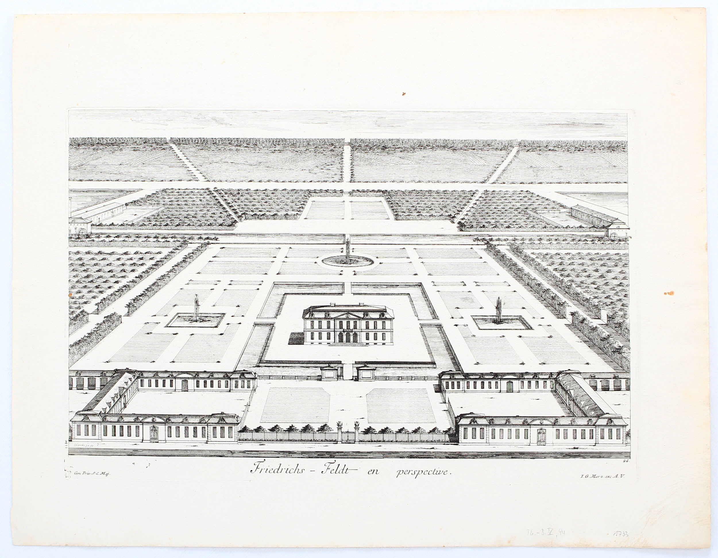 Berlin. Monbijou. Göthe / 3 Bll.