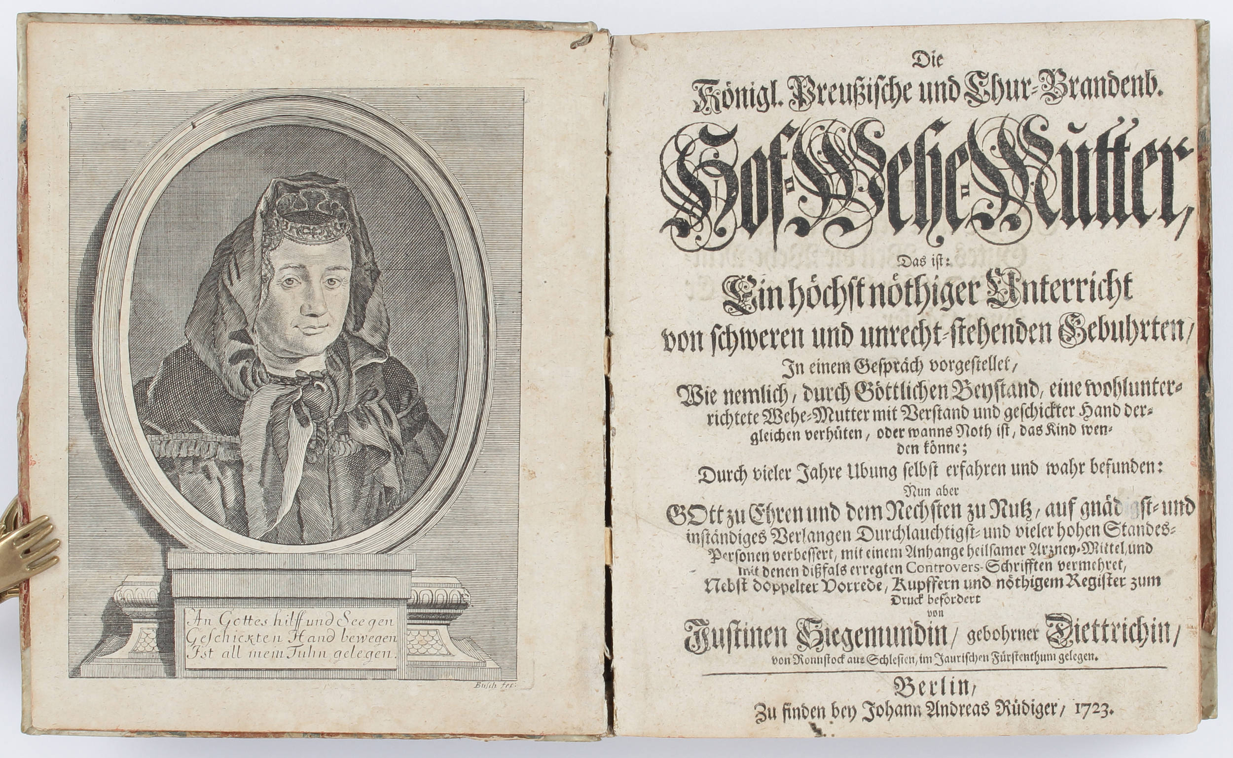 Siegemundin, Hof-Wehe-Mutter