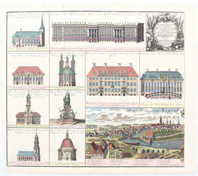 Berlin. Gesamt- und 20 Teilans. 2 Bll. Seutter