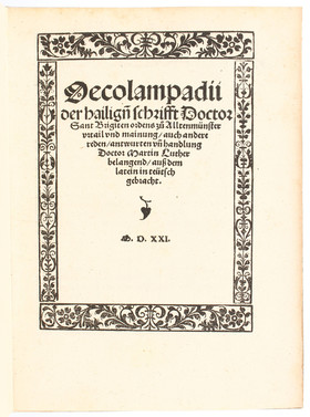 Oecolampadius, Urtail und mainung