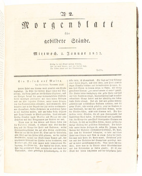 (Reumont), Besuch auf Malta (in: Morgenblatt 1833)