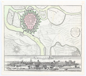 Mannheim. Plan-Prospekt. Homann E.
