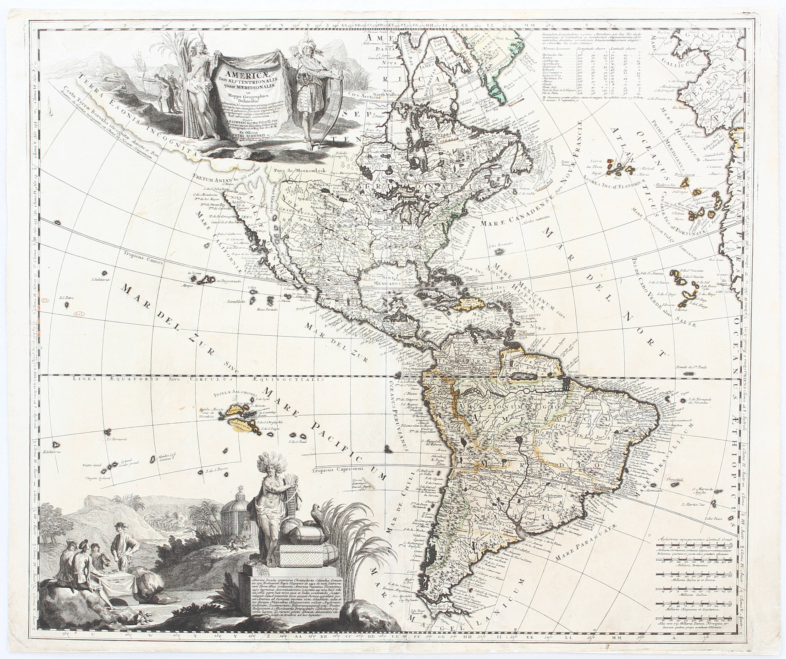 Amerika. Zürner-P. Schenk