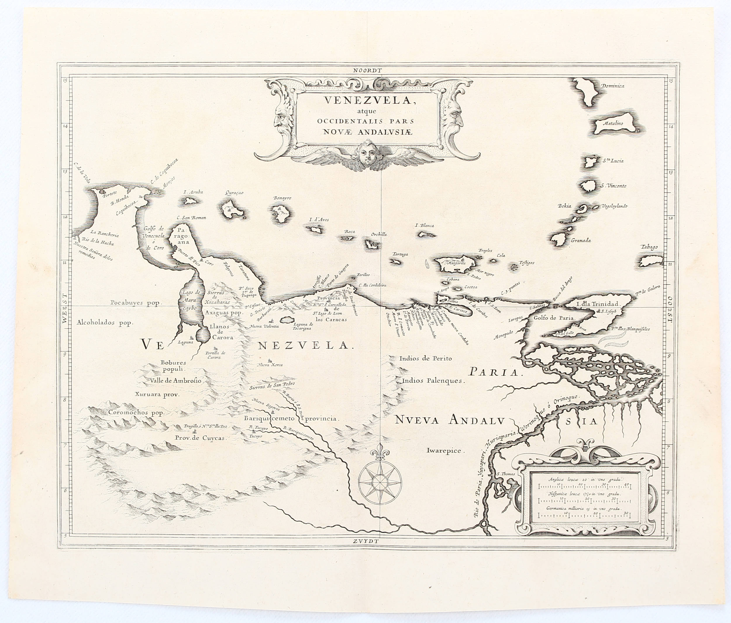 Kolumbien + Venezuela / 2 Bll. (Gerritsz-de Laet)