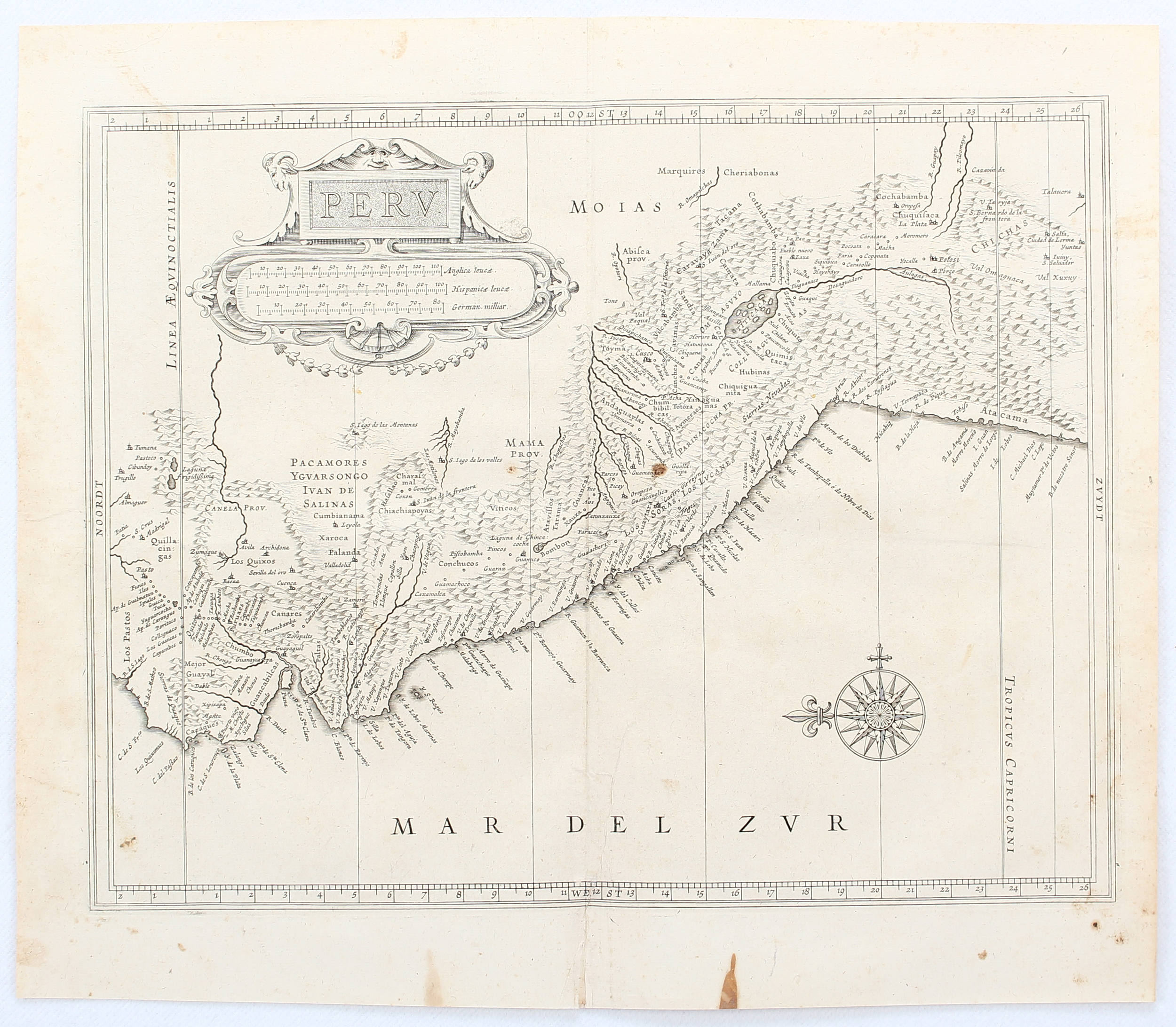 Chile + Peru / 2 Bll. (Gerritsz-de Laet)