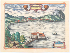 Gmunden. (Braun-Hogenberg)