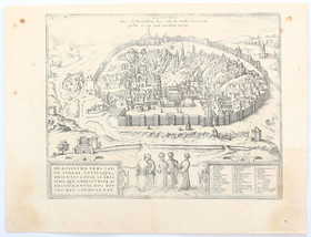 Jerusalem. Vogelschauans. (Braun-Hog.)