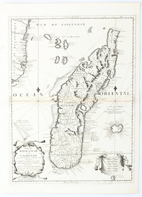 Madagaskar. Coronelli