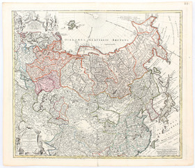 Russland. Homann E. / 4 Bll.