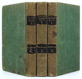 Clausewitz, Vom Kriege. 3 Bde.