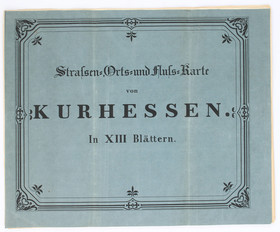 Reusse, Karte von Kurhessen